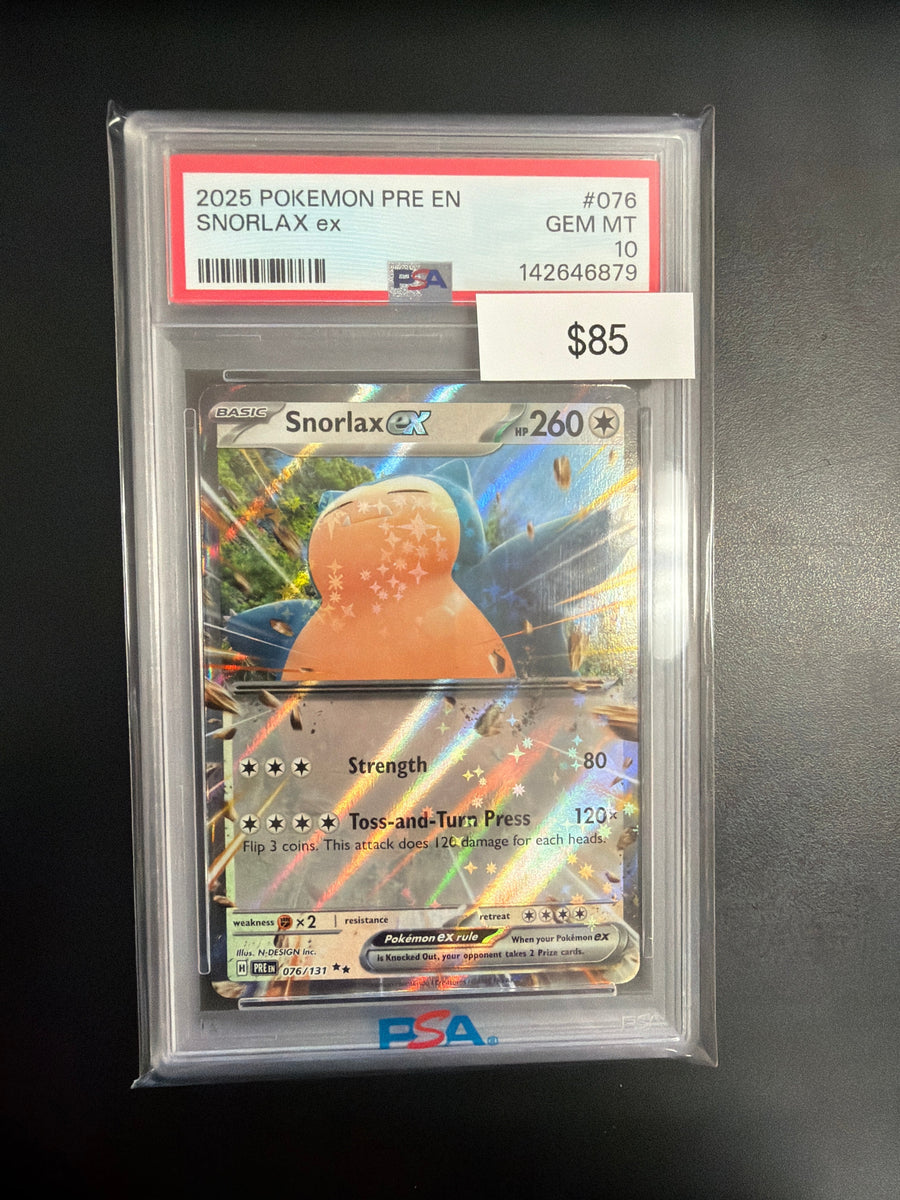 Pokemon Snorlax Prismatic #076 PSA 10