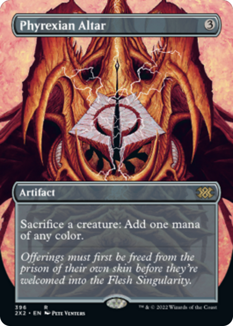 Phyrexian Altar (2X2-396) - Double Masters 2022 (Borderless) Foil