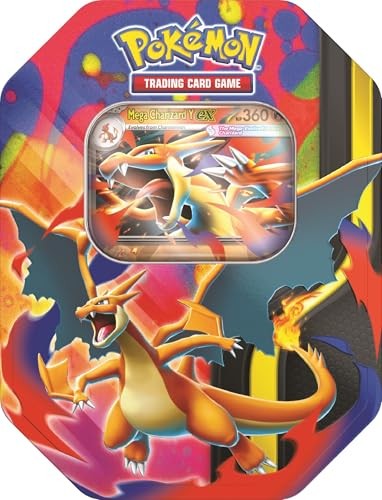 Pokemon TCG: Mega Charizard Ex Tin Charizard Y
