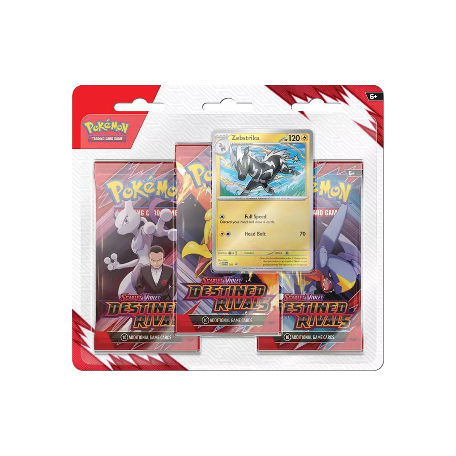 Pokemon Scarlet & Violet Destined Rivals 3-Pack Blister Pack