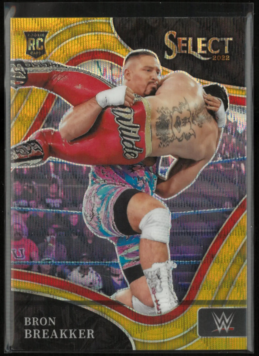 2022 Panini Select NXT 2.0 Bron Breaker Gold Wave Rookie RC /10