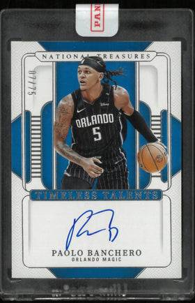 2024-25 National Treasures Timeless Talents Auto Paolo Banchero /75