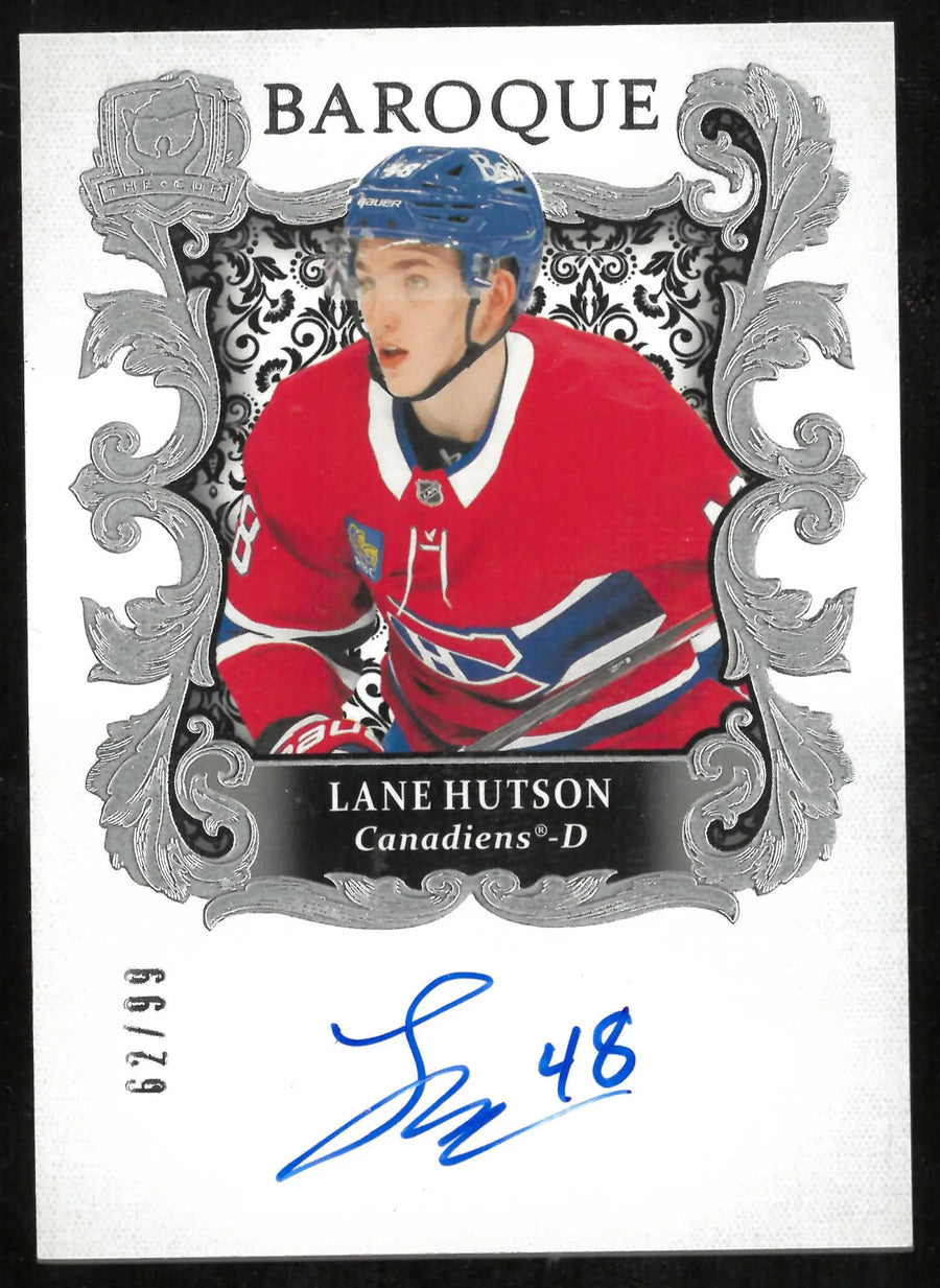 2024-25 Upper Deck The Cup Baroque Rookie Auto Lane Hutson /99