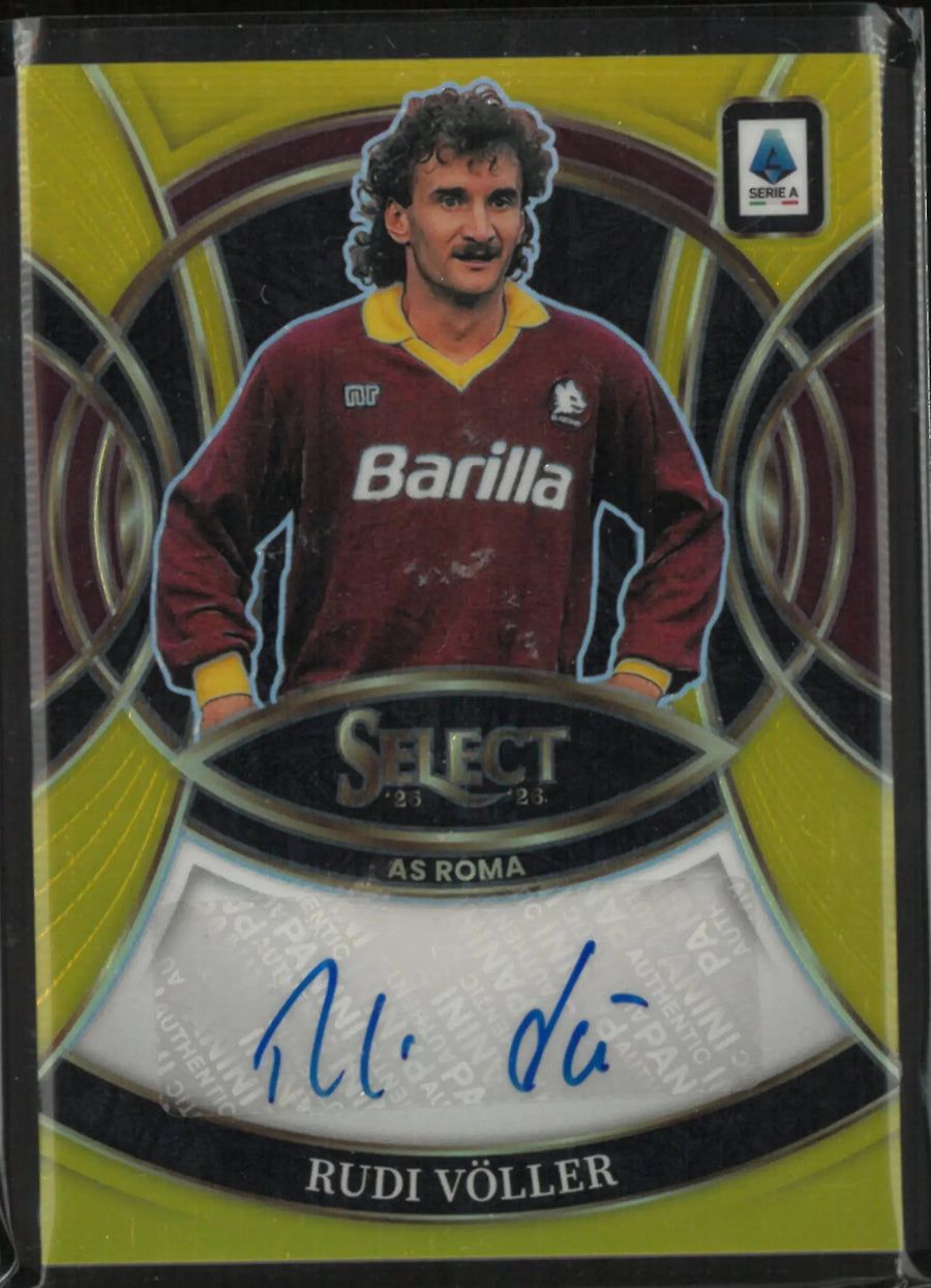 2025-26 Panini Select Serie A Autograph Rudi Voller Auto Gold /10