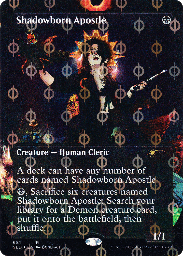 Shadowborn Apostle (SLD-681Φ) - Secret Lair Drop (Borderless) Foil