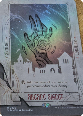 Arcane Signet (SLD-820★) - Secret Lair Drop (Borderless) Foil