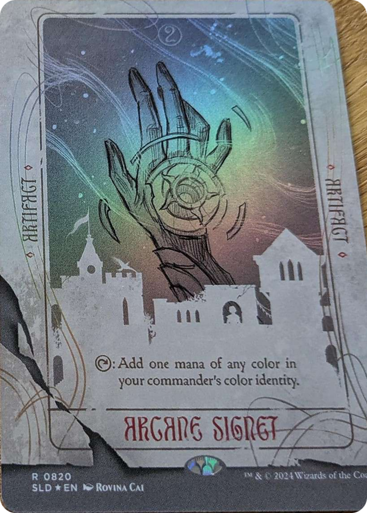 Arcane Signet (SLD-820★) - Secret Lair Drop (Borderless) Foil