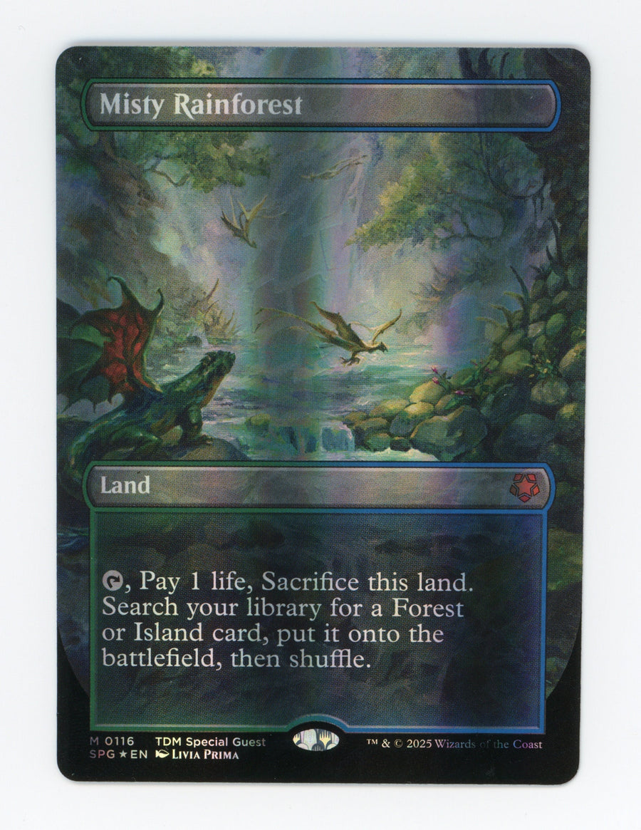 Misty Rainforest — Borderless|Dragonscale Foil — ID 17782
