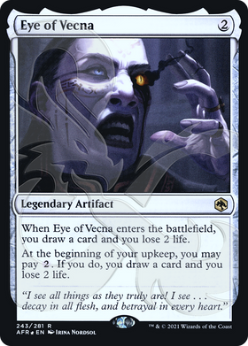 Eye of Vecna (AFR&-243A) - Adventures in the Forgotten Realms Promos Foil
