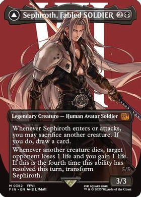 Sephiroth, Fabled SOLDIER (Borderless) (0382) (FIN-382) - FINAL FANTASY