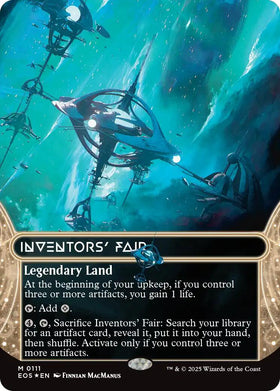 Inventors' Fair (0111) (Borderless) (Galaxy Foil) - 111 - (Edge of Eternities: Stellar Sights)