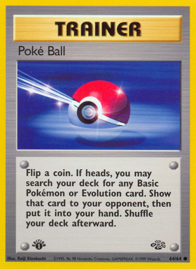 Poké Ball 64 64 Jungle 1st Edition