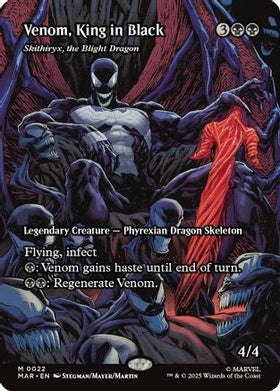 Venom, King in Black - Skithiryx, the Blight Dragon (MAR-022) - Marvel Eternal-Legal Foil