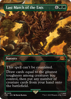 Last March of the Ents (LTR-418) - The Lord of the Rings: Tales of Middle-earth (Borderless) Foil