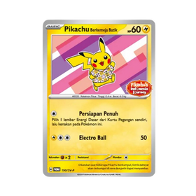 Pikachu Berkemeja Batik - 190/SV-P - Indonesian (SEALED)