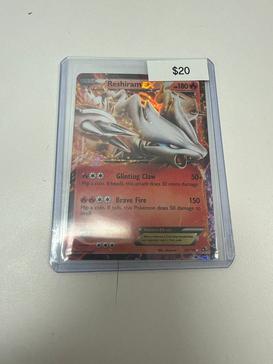 Pokemon Reshiram Ex #29/113