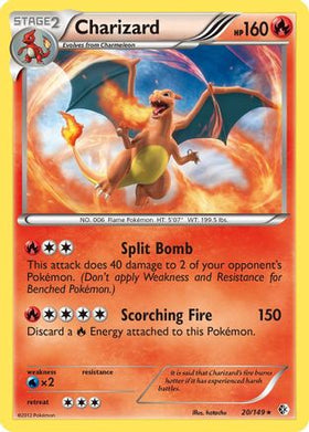 Charizard (20/149) - Boundaries Crossed Holofoil