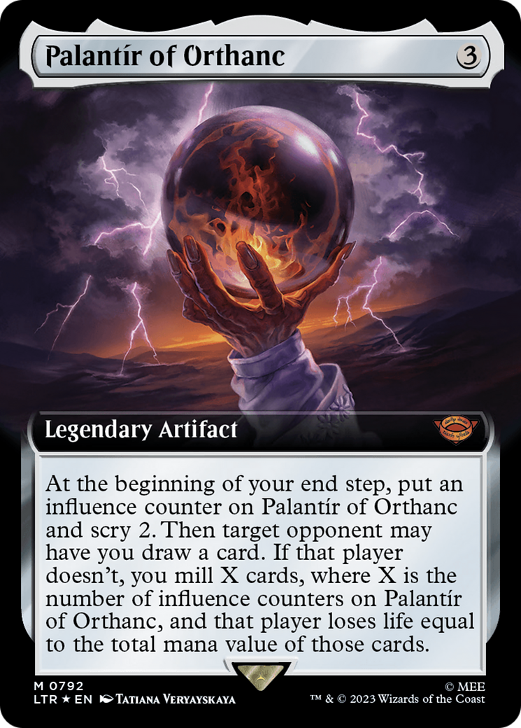 PalantÃr of Orthanc (LTR-792) - The Lord of the Rings: Tales of Middle-earth: (Extended Art) Foil