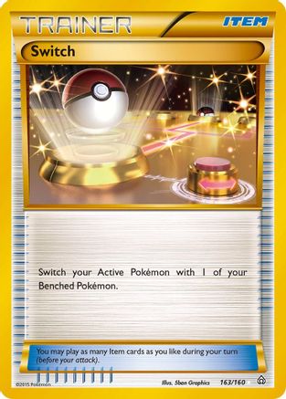 Switch (Secret Rare) (163/160) - XY Primal Clash Holofoil