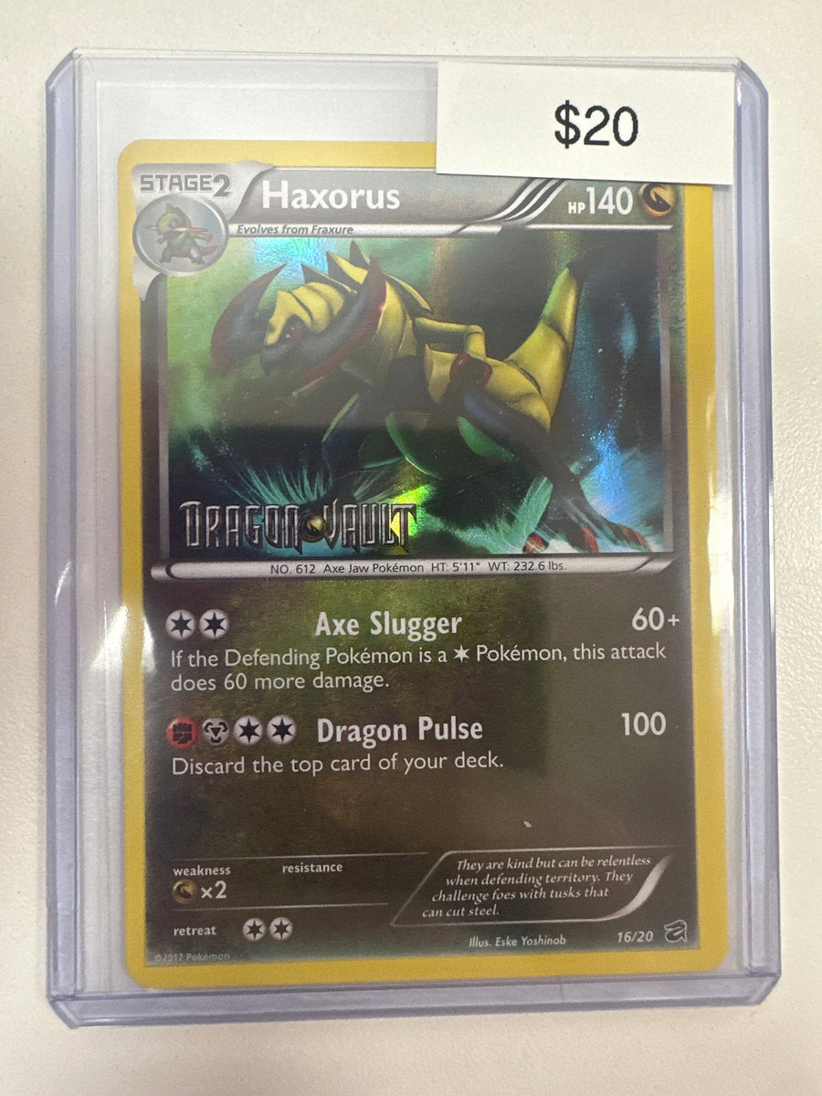 Pokemon Haxorus Dragon Vault Stamp 16/20
