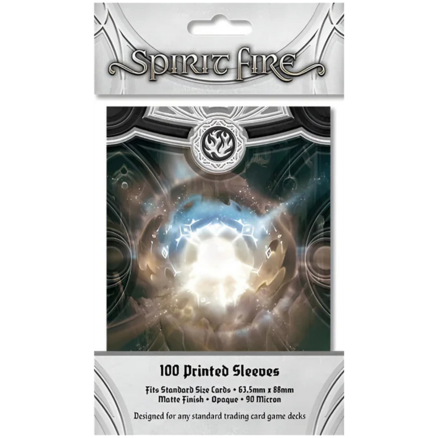 Spirit Fire: Opaque Printed Card Sleeves - Gleam Pulse (Stone) (100ct) (Add to cart to see price) (PREORDER)