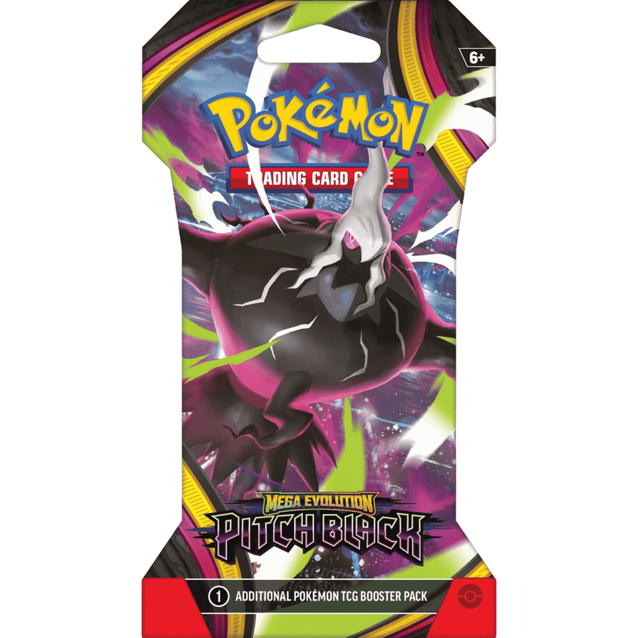 Pokemon Mega Evolution Pitch Black Sleeved Booster Pack