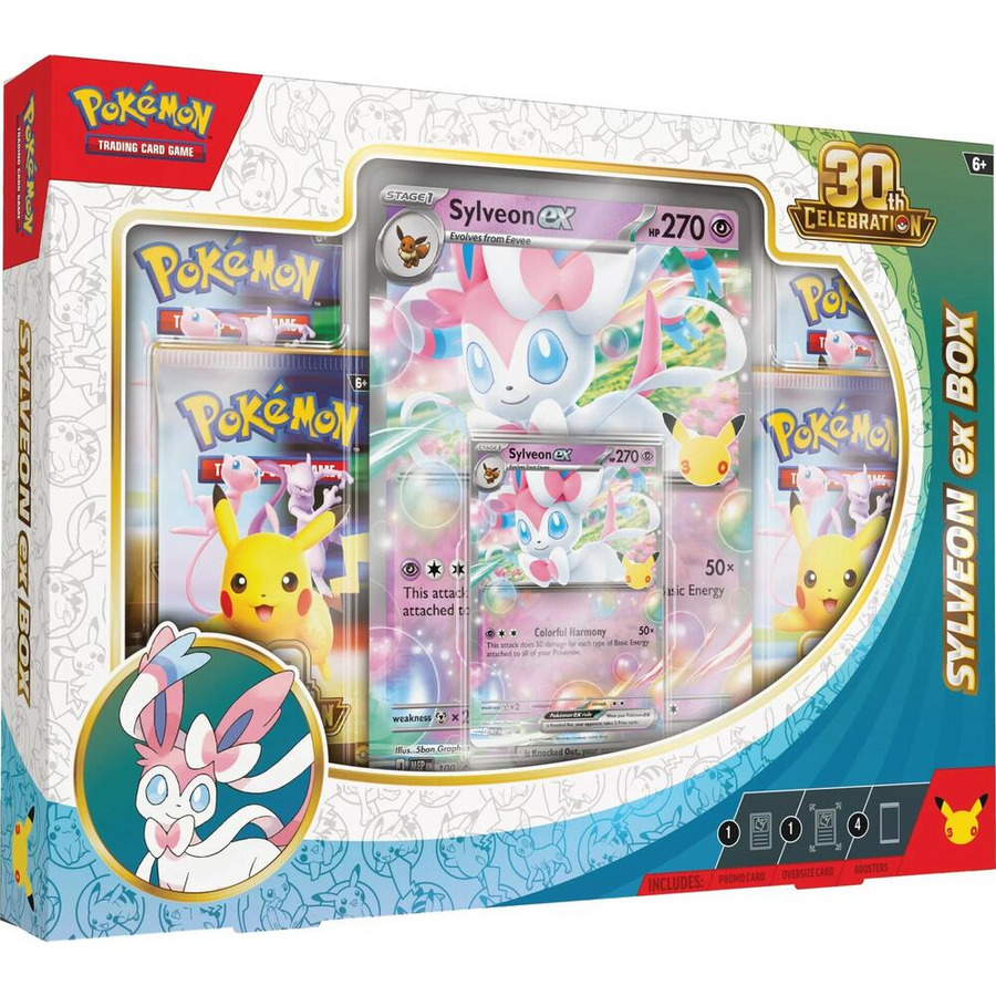 Pokemon TCG: 30th Celebration - Sylveon ex Box (Preorder)