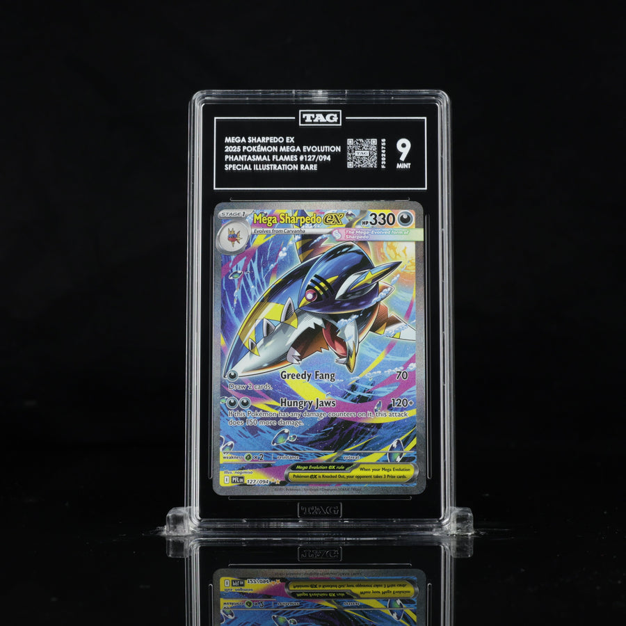 Mega Shapedo EX SIR #127 Phantasmal Flames TAG 9