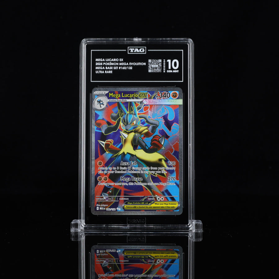 Mega Lucario EX #160 Mega Evolution TAG 10