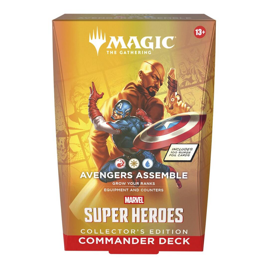 Magic the Gathering: Universes Beyond Marvel Super Heroes Commander Collector Deck - Avengers Assemble