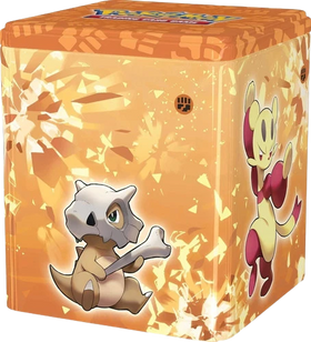 Fighting Stacking Tin Lycanroc 3 booster packs & coin - Factory Sealed