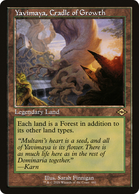 Yavimaya, Cradle of Growth - Modern Horizons 2 Foil
