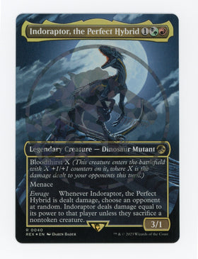 Indoraptor, the Perfect Hybrid — Borderless|Emblem|Foil — ID 17590