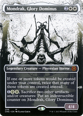 Mondrak, Glory Dominus (ONE-299) - Phyrexia: All Will Be One: (Showcase) (Borderless)