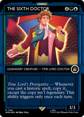The Sixth Doctor (WHO-1148) - Doctor Who: (Showcase) (Borderless) Foil