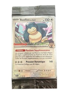 Hop’s Ronflex de Nabil 117/159 GameStop Stamped Promo - FRENCH Sealed