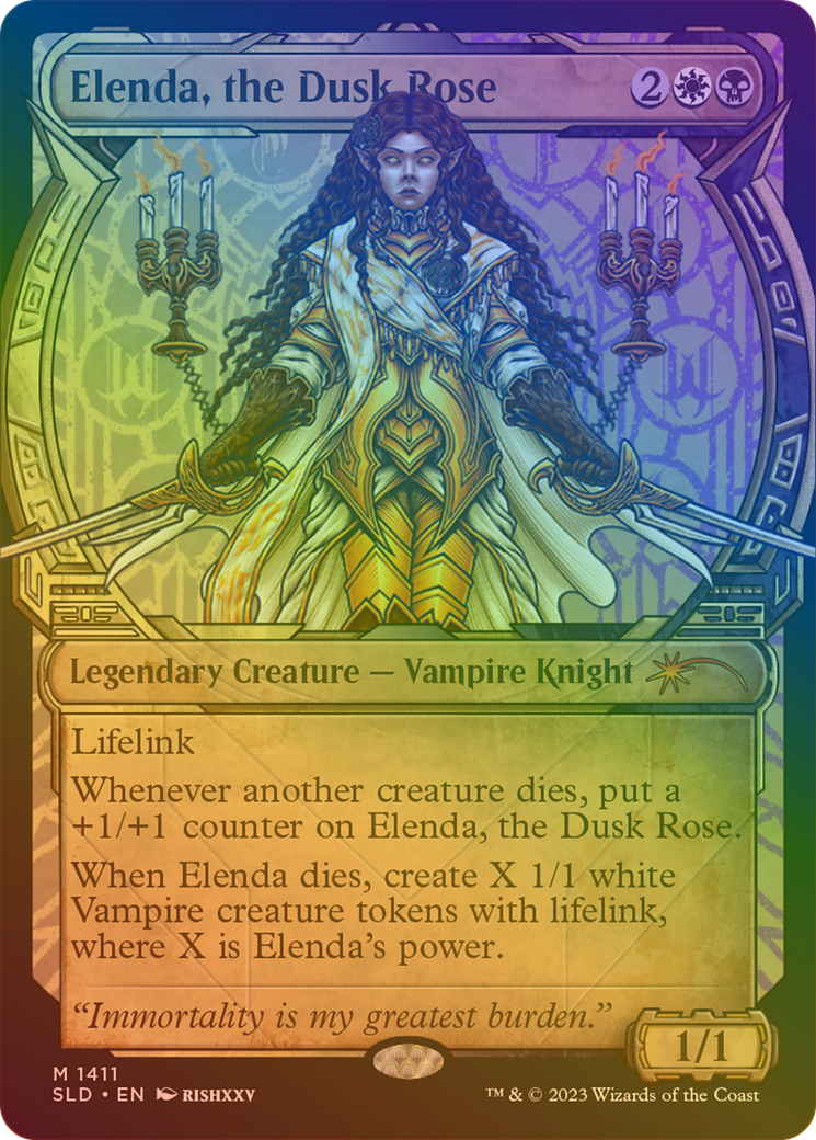 Elenda, the Dusk Rose (SLD-1411★) - Secret Lair Drop: (Showcase) Foil