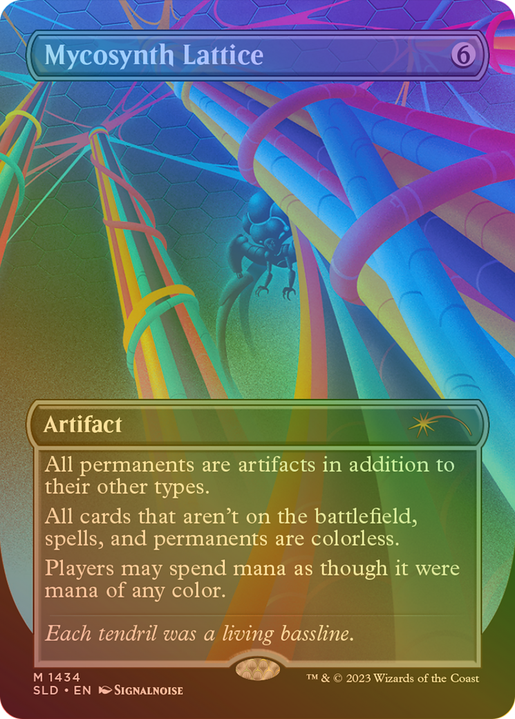 Mycosynth Lattice (SLD-1434★) - Secret Lair Drop (Borderless) Foil