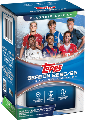 2025/26 Topps UEFA Club Competitions Soccer Blaster Box