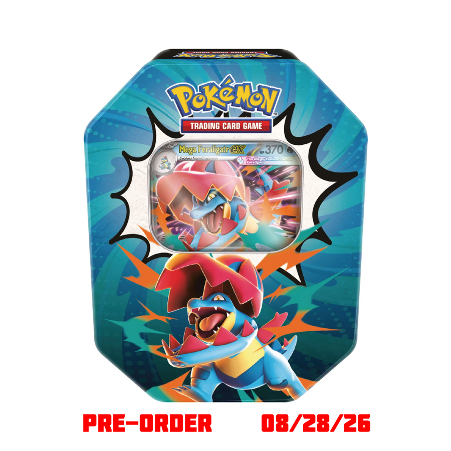 Mega Evolution: Ascended Heroes Tin - Mega Feraligatr