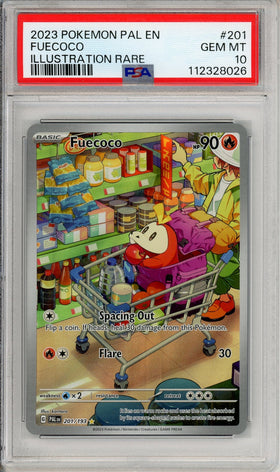 Pokemon Graded: Fuecoco 201/193 Paldea Evolved (2023) IR Holo PSA 10