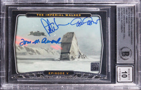 (3) Kuran +2 Signed 2007 Star Wars 2007 30th Anniv #21 Card Auto 10! BAS Slabbed