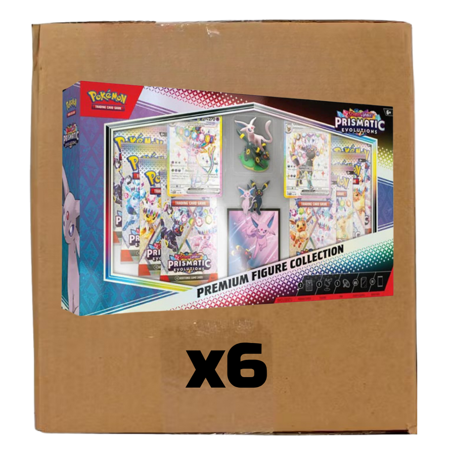 Sealed Case Prismatic Evolution Premium Figure Collection Box