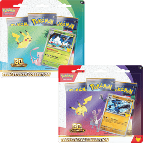 Pokemon: 30th Celebration - Alolan Exeggutor / Lucario Tech Sticker Collection (Set of 2) (PREORDER)