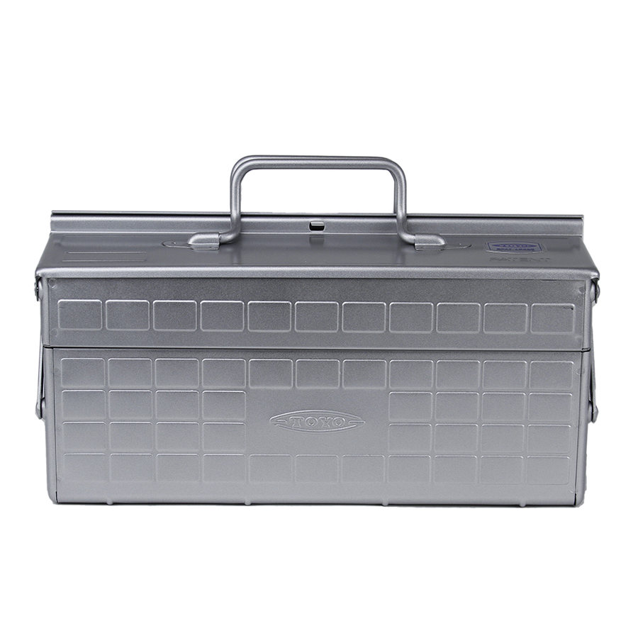 TOYO: ST-350 Large Toolbox - Silver - Made in Japan