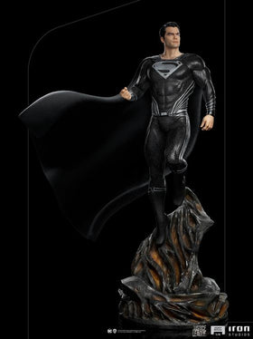 Iron Studios Zack Snyder's Justice League Legacy Replica Superman (Black Suit) 1/4 Scale Limited Edition Statue
