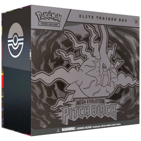 Pokemon: Mega Evolution: Pitch Black: (Me05) Elite Trainer Box (Presale - Expected release date July 17th, 2026)